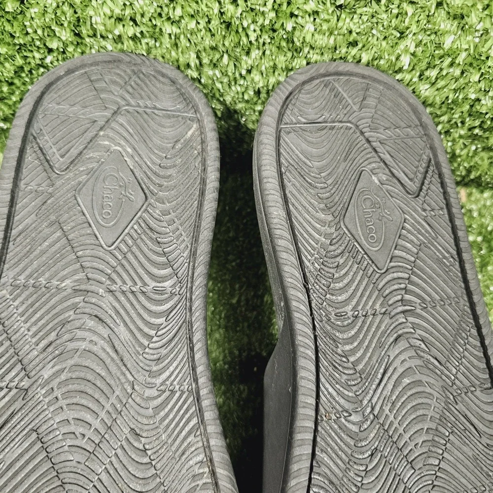 Chaco Chillos Triple Black Sport Slip-On Comfort Adjustable Sandals Mens Size 10